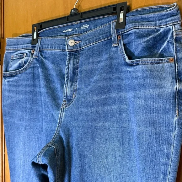 Old Navy Women's Blue Boyfriend Jeans Size 18 - Picture 3 of 4